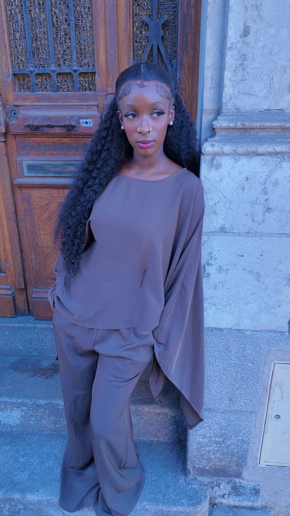 Ensemble muse pantalon choco