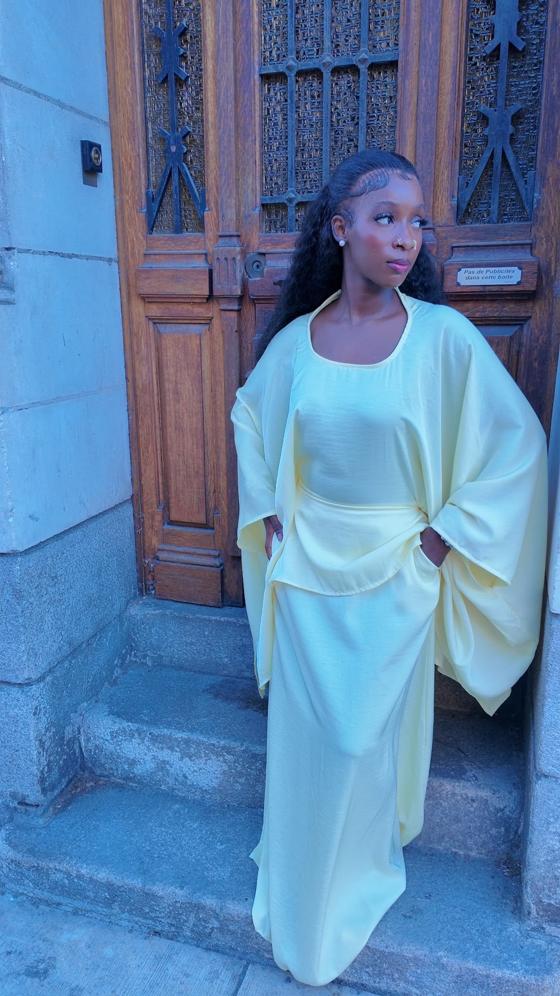 Ensemble muse jaune