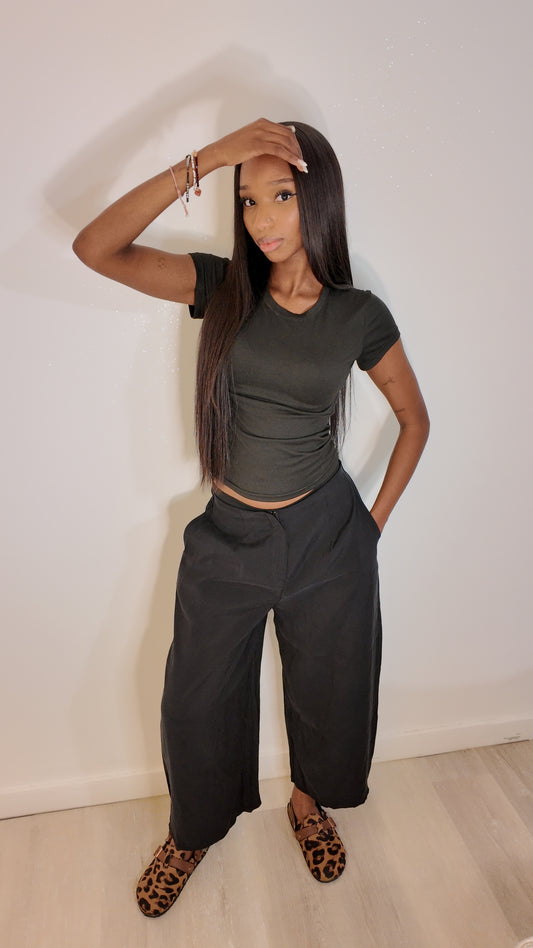Pantalon 3/4 noir