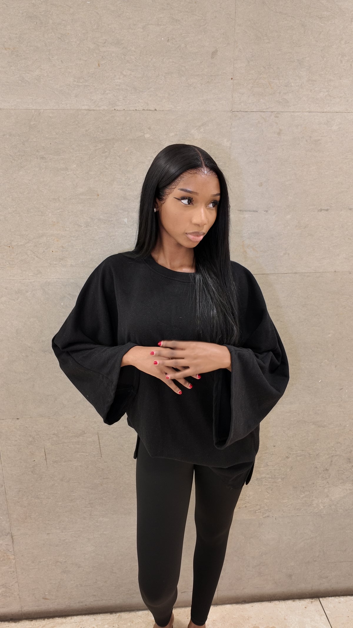 T-shirt oversize noir